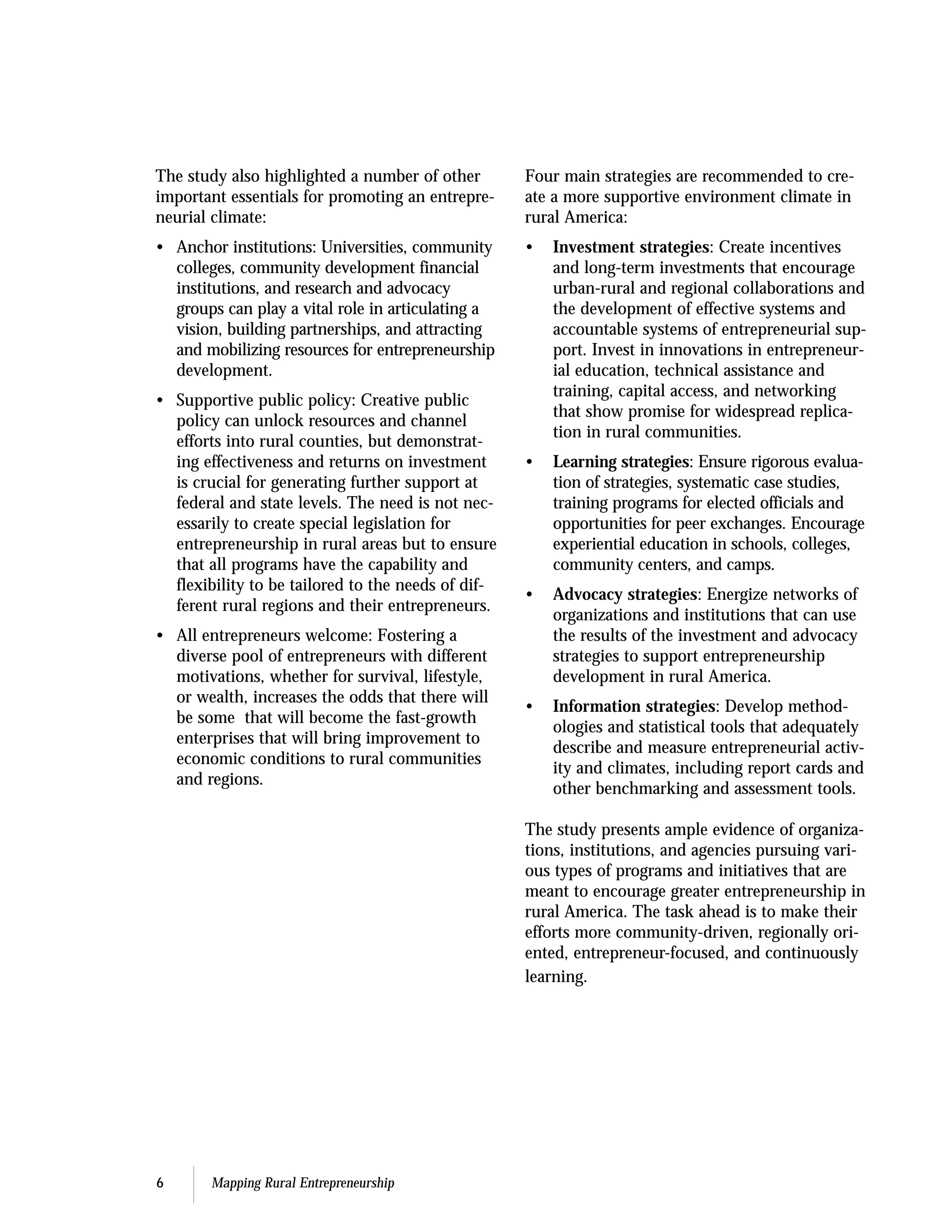 Mapping Rural Entrepreneurship | PDF