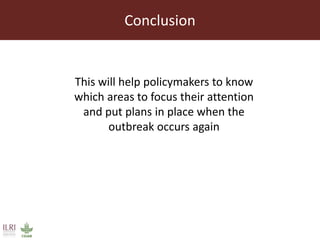 Applications of ecological niche modelling for mapping the risk of Rift Valley fever in Kenya