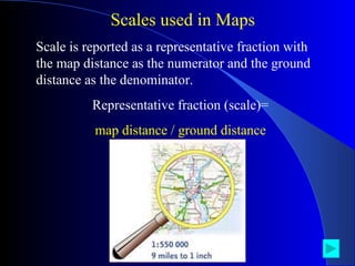 Gleason Map Distance Scale Example Mapping space around us | PPT