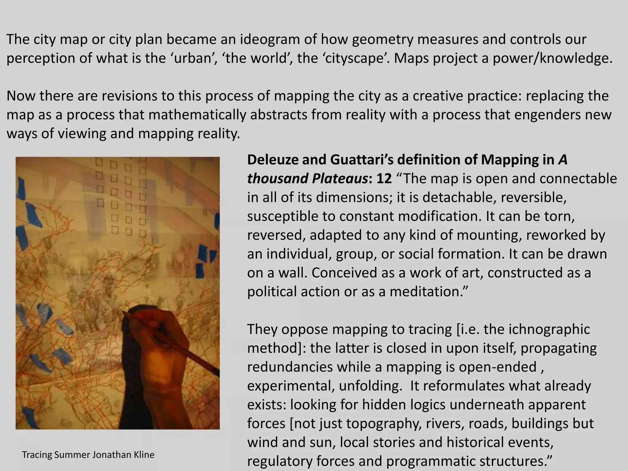 Mapping The  City  Maps And  Plans