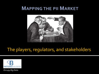 The players, regulators, and stakeholders



Occupy Big Data
 