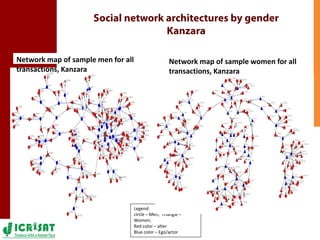 Mapping the social network architecture of rural communities gender & technological innovations in the semi-arid tropics of India