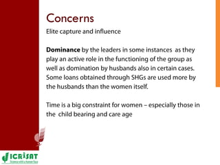 Mapping the social network architecture of rural communities gender & technological innovations in the semi-arid tropics of India