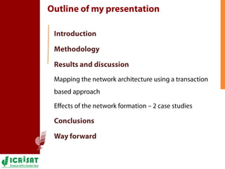 Mapping the social network architecture of rural communities gender & technological innovations in the semi-arid tropics of India
