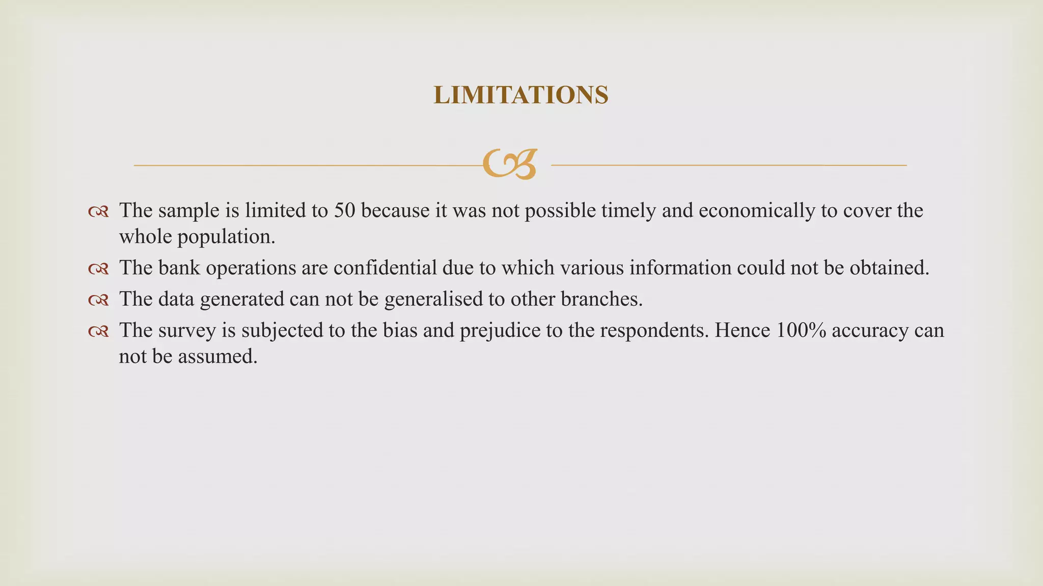 Ppt on need for better customer services in VDC bank