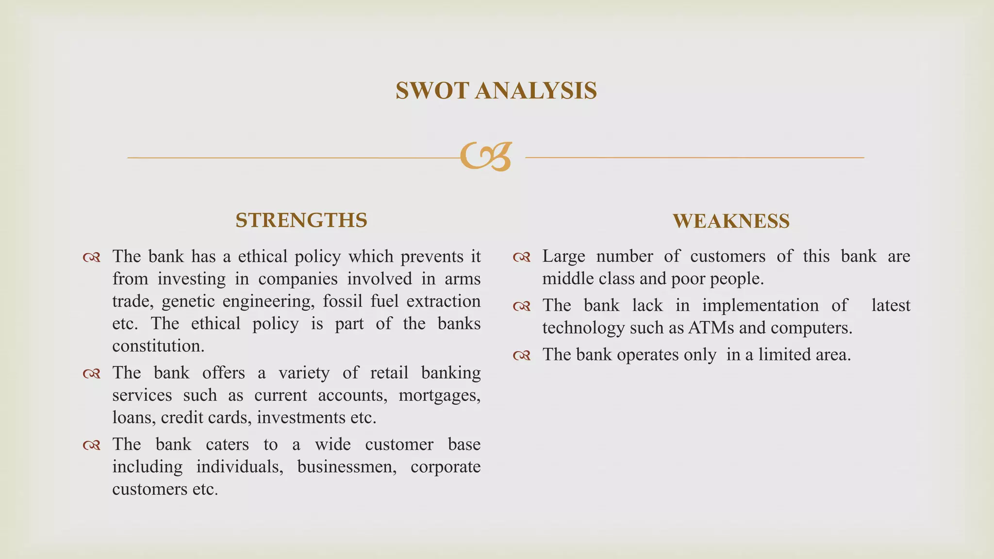 Ppt on need for better customer services in VDC bank