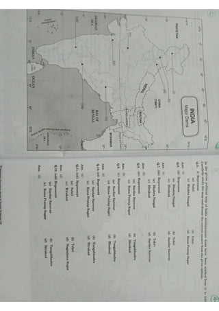 Map practice of geography biology inda and | PDF