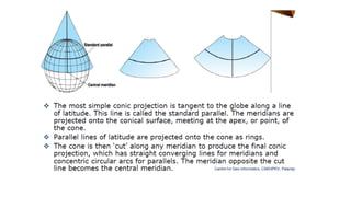 MAP PROJECTION.pptx remote sensing gis globe | PPTX