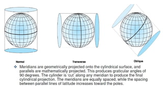 MAP PROJECTION.pptx remote sensing gis globe | PPTX