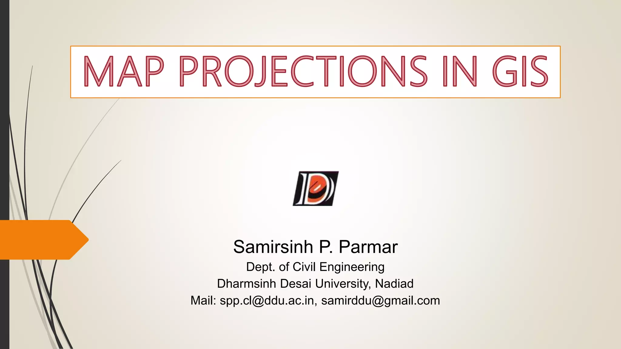 MAP PROJECTION IN GIS.pptx