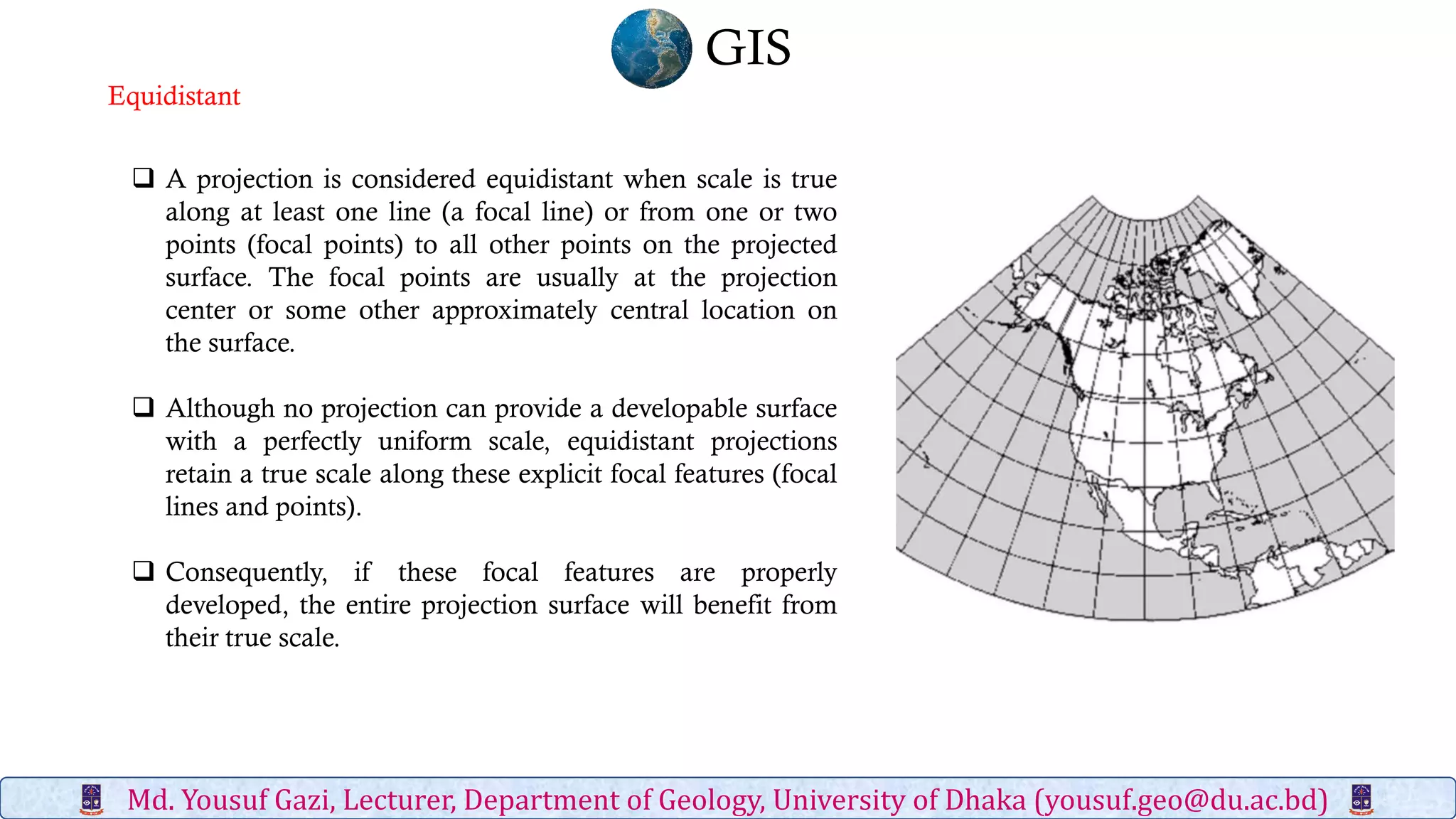 Map projection md. yousuf gazi | PDF