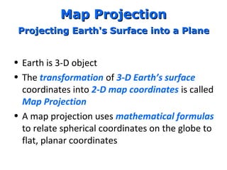 Map projections | PPT