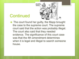 Mapp v ohio PPT Mapp v ohio PPT
