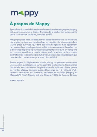 Remerciements
88
À propos de Mappy
-
 