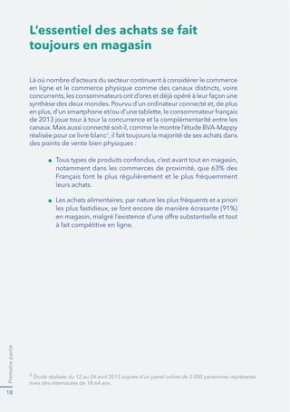 331 000 points de vente en 2009 
(hors auto) 
Alimentation spécialisée 
et Artisanat commercial 
(80 000 magasins) 
Hypermarchés 
et Supermarchés 
(10 900 magasins) 
27% 6XUIDFHGHYHQWH 7% 
**)UDQFHPÒWURSROLWDLQH***3,%*ř 
5 6RXUFH,16((MXLQ 
et réparation d’automobile) 
24% 
+SHUVHW6XSHUVHQ)UDQFHUHSUÒVHQWHQWGHVPDJDVLQVHW 
GHVVXUIDFHVGHYHQWH 
80 000 magasins d’alimentation spécialisée et artisanat commercial représentent 
GHVPDJDVLQVHWGHVVXUIDFHVGHYHQWH 
 