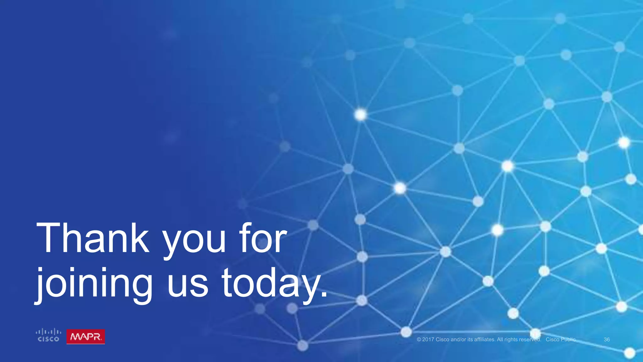 Thank you for
joining us today.
 