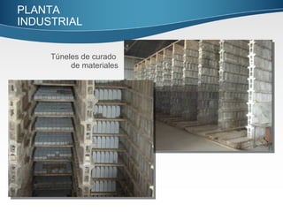 Túneles de curado  de materiales PLANTA INDUSTRIAL  