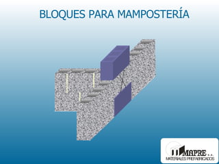 BLOQUES PARA MAMPOSTERÍA 