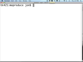 EC2, MapReduce, and Distributed Processing