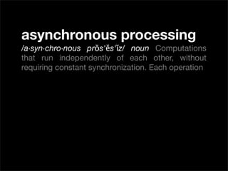 EC2, MapReduce, and Distributed Processing