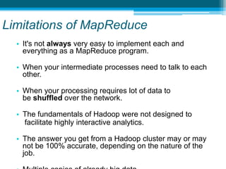 Map reduce in Hadoop | PPTX