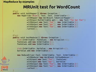 Mrunit Testing Mapreduce by examples | PDF