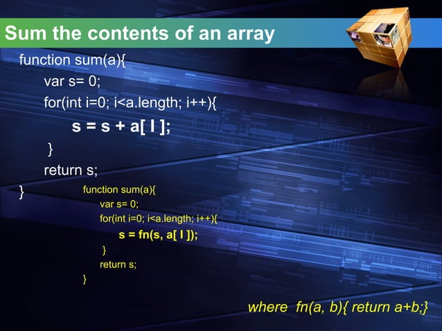 Map reduce functional programming | PPT