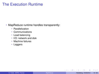Mapreduce Runtime Environments: Design, Performance, Optimizations | PDF