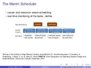 Mapreduce Runtime Environments: Design, Performance, Optimizations | PDF