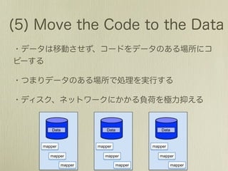 Data                Data                Data



mapper              mapper              mapper

   mapper              mapper              mapper

           mapper              mapper              mapper
 