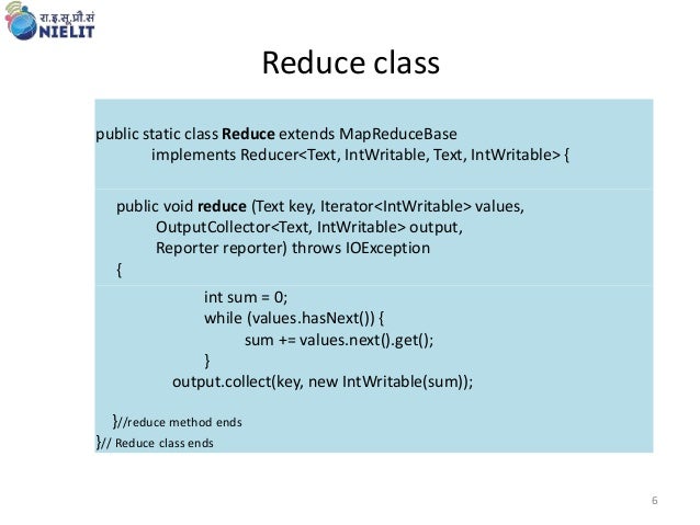 MapReduce wordcount program