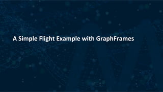 A	Simple	Flight	Example	with	GraphFrames	
 