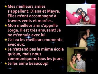 Je suis étudiante au CIDEB. Aussi, j’étudie le Baccalauréat International. 