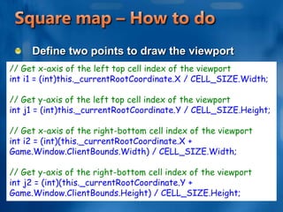 Rhombus mapSquare map