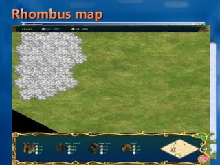 Square map – How to doLoad cell map texturesprotected override void LoadMapCells(int[,] matrixmap)        {            this.cells = new MapCell[MAP_SIZE_IN_CELL.Width,  					MAP_SIZE_IN_CELL.Height];for (int i = 0; i < MAP_SIZE_IN_CELL.Width; i++)	{for (int j = 0; j < MAP_SIZE_IN_CELL.Height; j++)	{                    Texture2D imgCell = 								Game.Content.Load<Texture2D>(			SQUARE_MAP_IMG _PATH +  “BG0001");// Create a new map cellthis.cells[i, j] = new MapCell(		imgCell, i * CELL_SIZE.Width, j * CELL_SIZE.Height);                }            }}