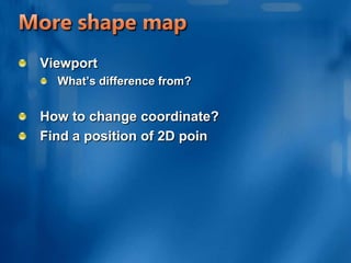 Rhombus map - Technique