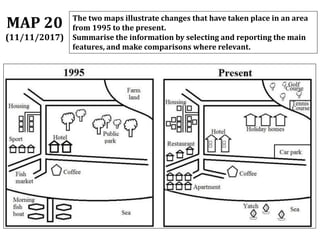 18 map exercise for ielts writing task 1 report | PPTX