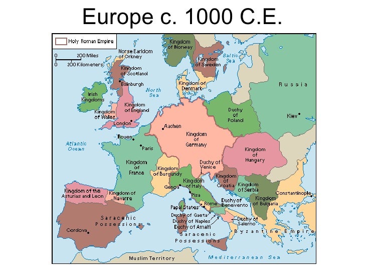 Medieval Europe Map Medieval Europe Map