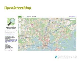 OpenStreetMap	
  
 