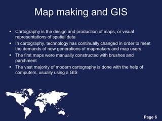 Maps and GIS | PPT