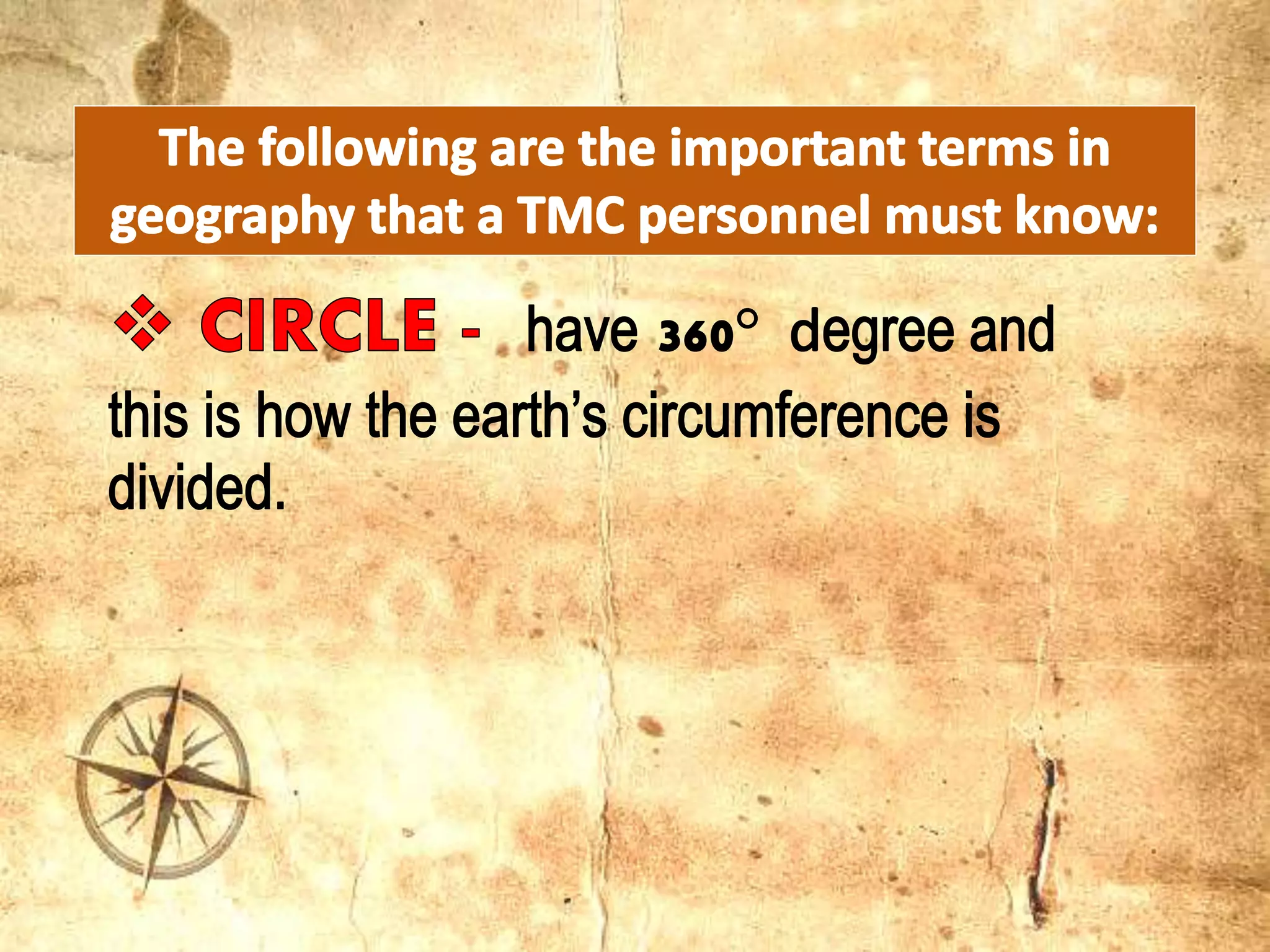 Maps and map reading