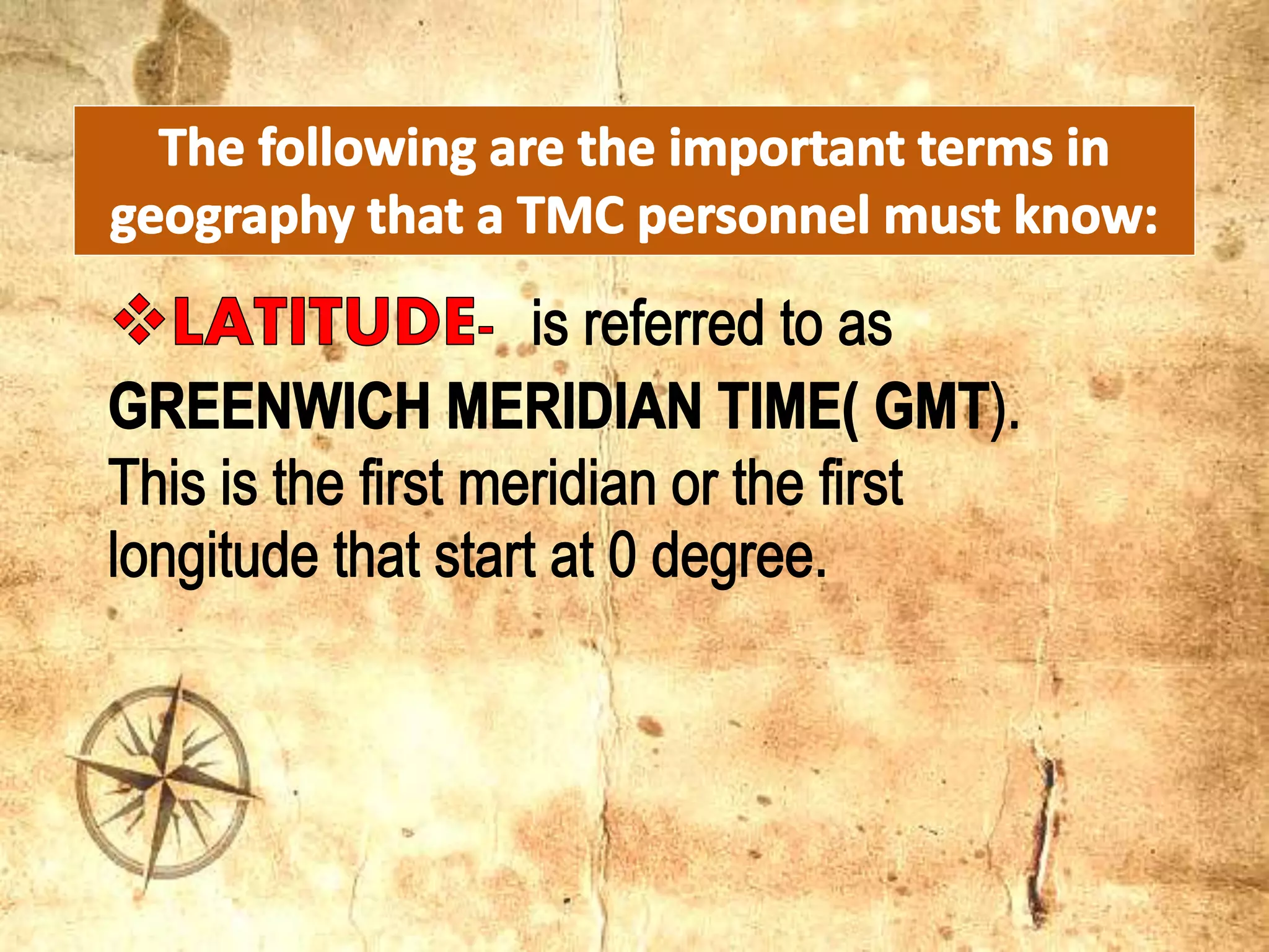 Maps and map reading