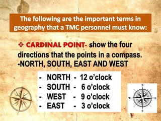 Maps and map reading