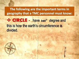 Maps and map reading