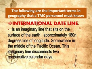 Maps and map reading