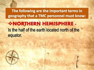 Maps and map reading