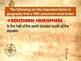 Maps and map reading