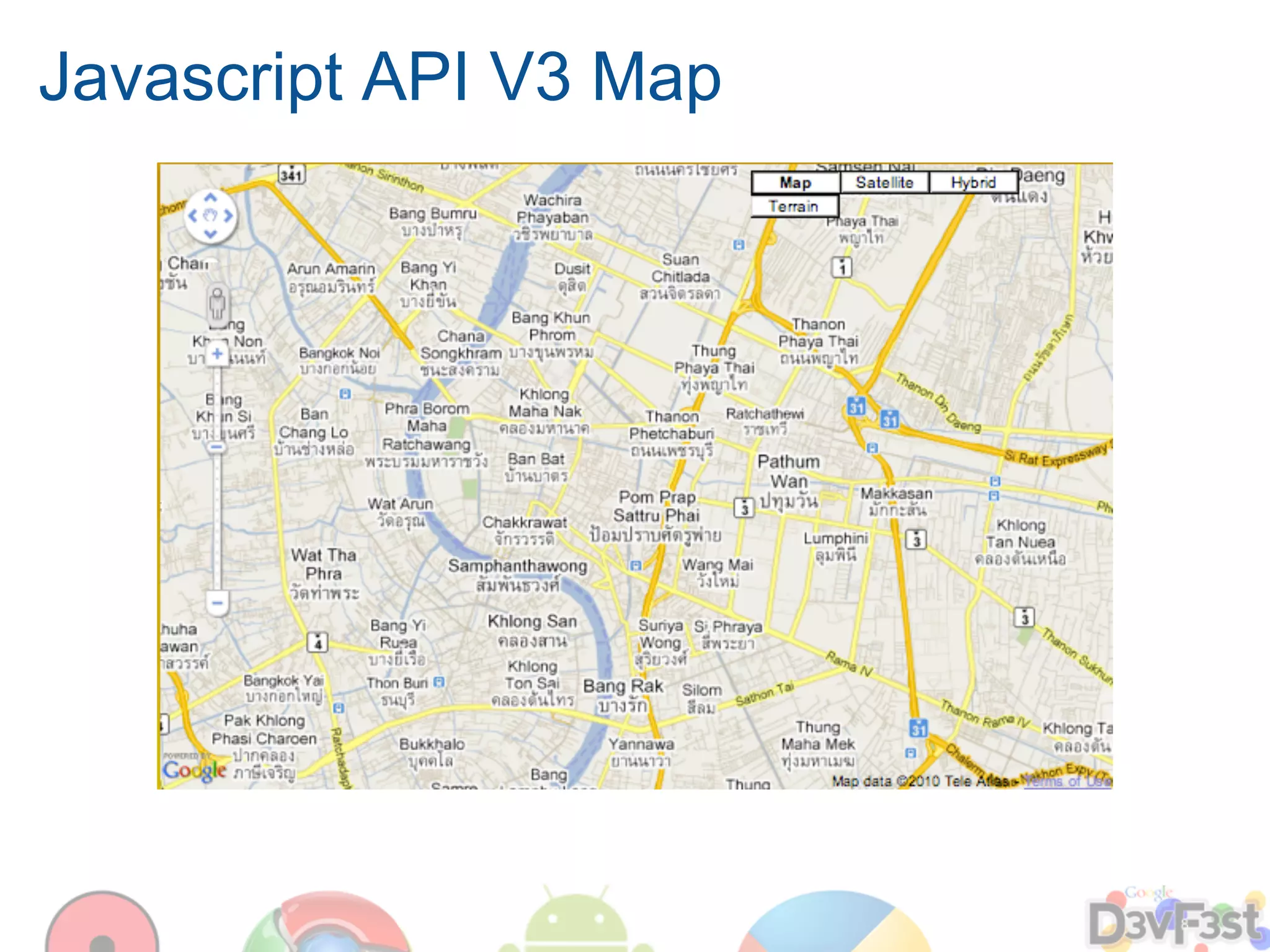 Javascript API V3 Map
 