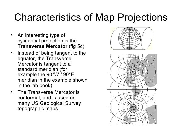 Map scale and projection