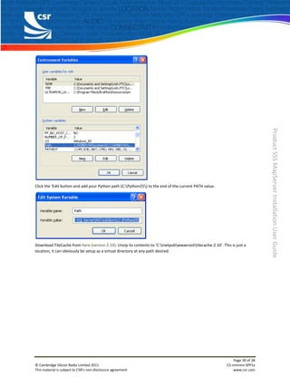 Map serverinstallation1.5.1